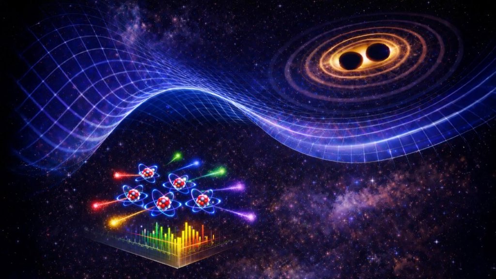 Gravitational waves may be hidden in the light atoms emit | ScienceDaily