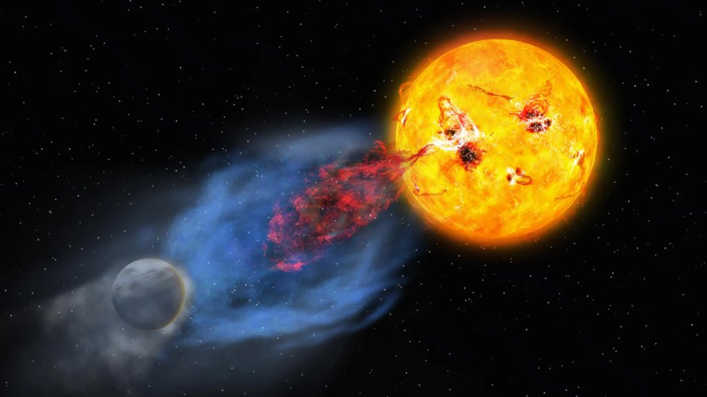 Astronomers capture a violent super-eruption from a young sun | ScienceDaily