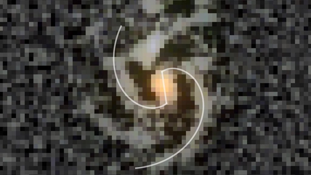 James Webb reveals a barred spiral galaxy shockingly early in the Universe | ScienceDaily