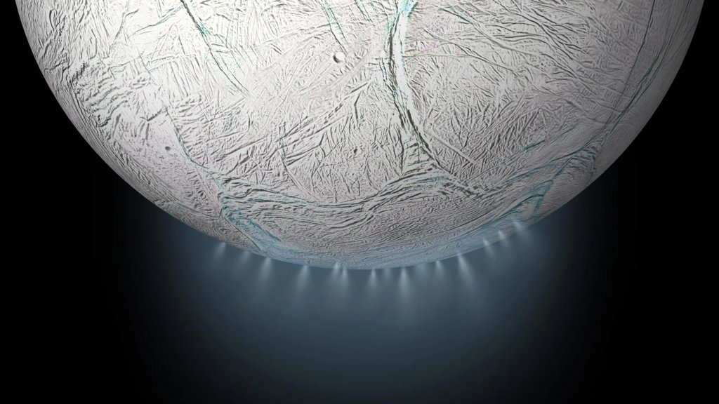 Warm ocean beneath Saturn&rsquo;s icy moon Enceladus may be perfect for life | ScienceDaily