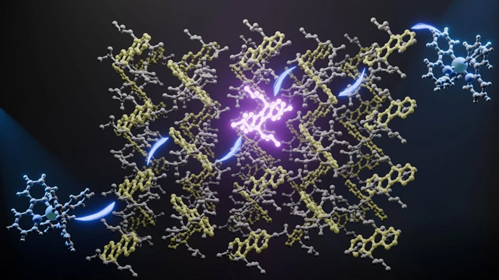 New solid-state material converts sunlight into higher-energy UV light | ScienceDaily