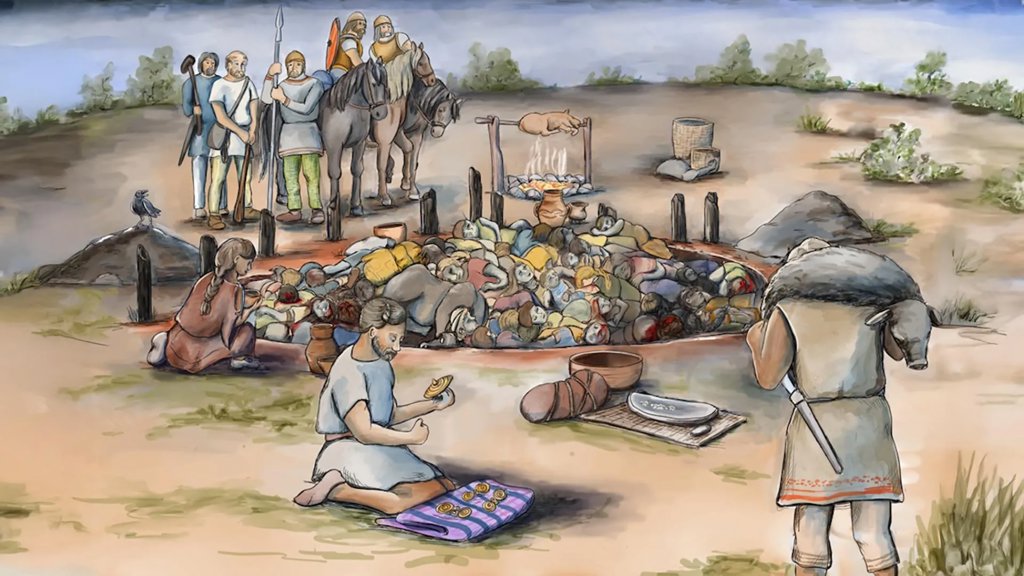 Archaeologists uncover brutal Iron Age massacre of women and children | ScienceDaily