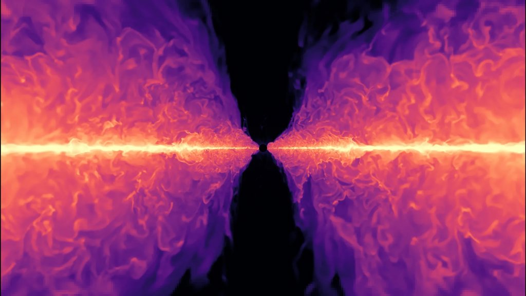 This simulation reveals what really happens near black holes | ScienceDaily
