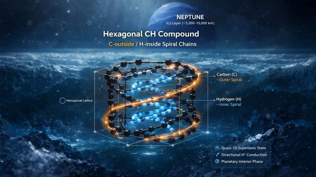 A bizarre new state of matter may be hiding inside Uranus and Neptune | ScienceDaily