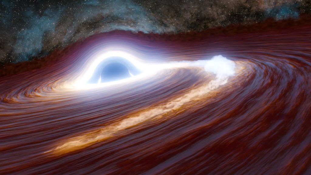 Black hole blast outshines 10 trillion Suns | ScienceDaily