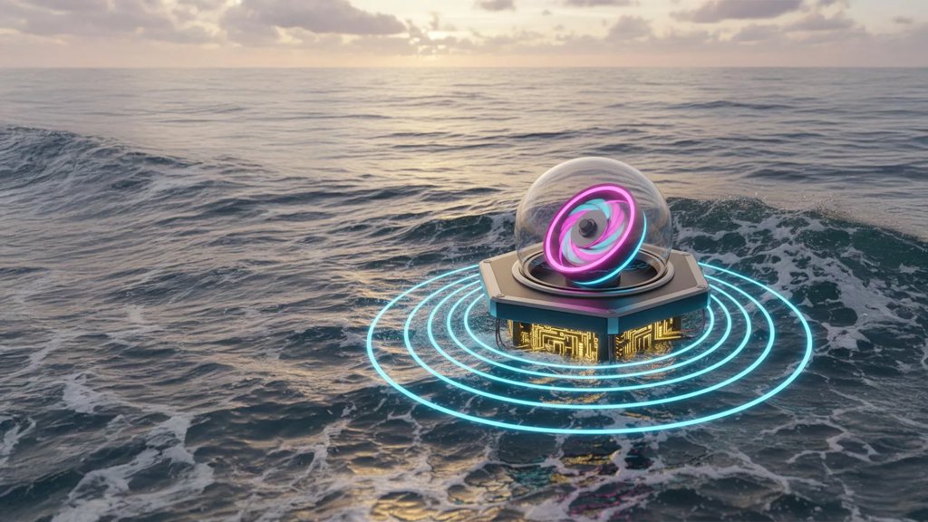 A spinning gyroscope could finally unlock ocean wave energy | ScienceDaily