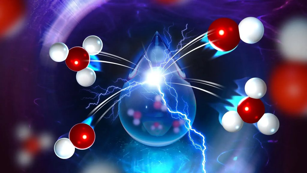 Electric fields flip the rules of water chemistry