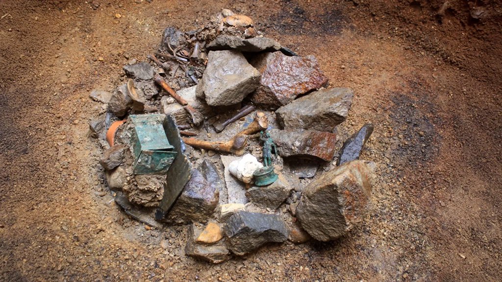 Buried Roman sanctuary discovered beneath Frankfurt hints at shocking rituals | ScienceDaily