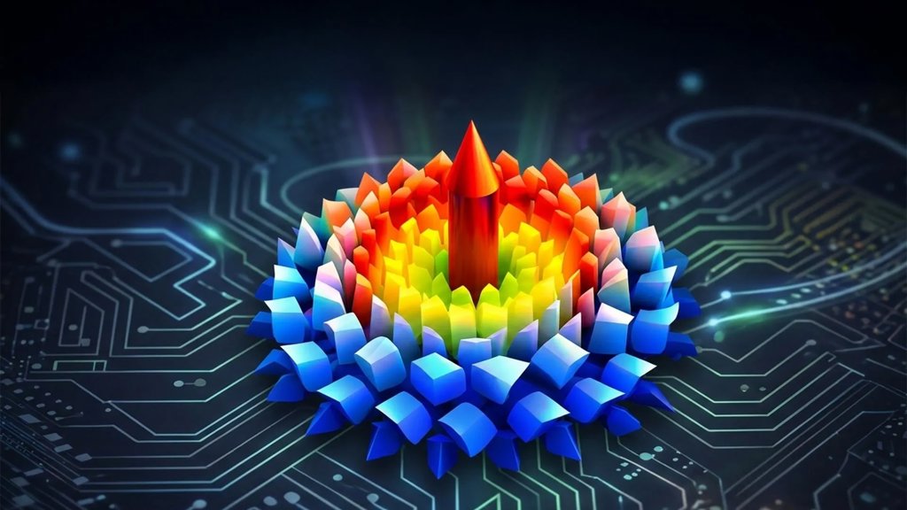 A tiny twist creates giant magnetic skyrmions in 2D crystals | ScienceDaily