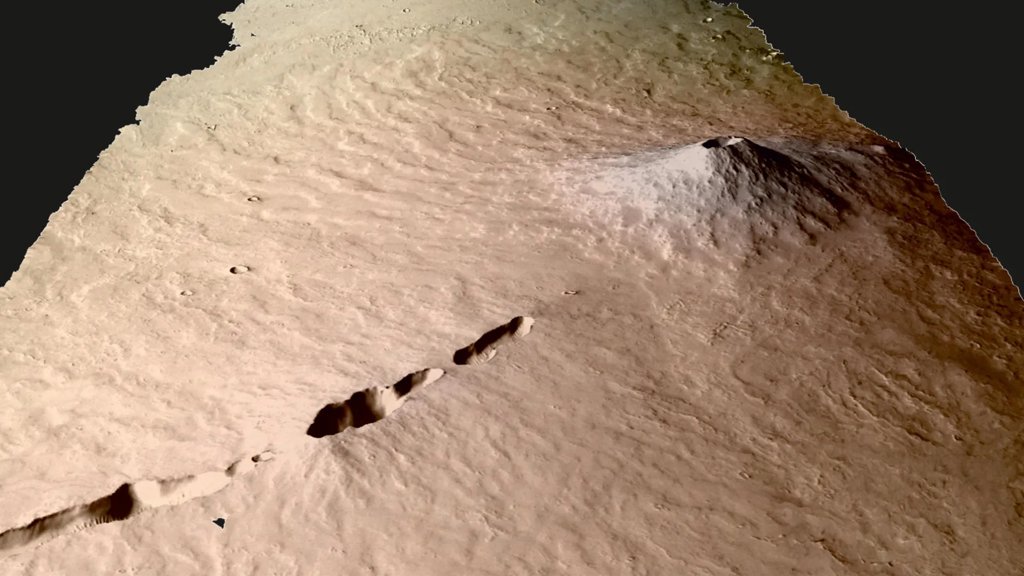 Young Mars volcano hides a powerful magma engine beneath the surface | ScienceDaily