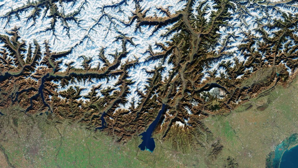 Italy’s Winter Olympics are stunning from space | ScienceDaily