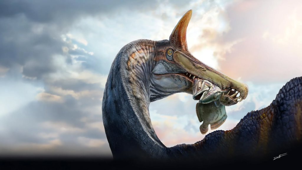 A giant blade-crested spinosaurus, the “hell heron,” discovered in the Sahara | ScienceDaily