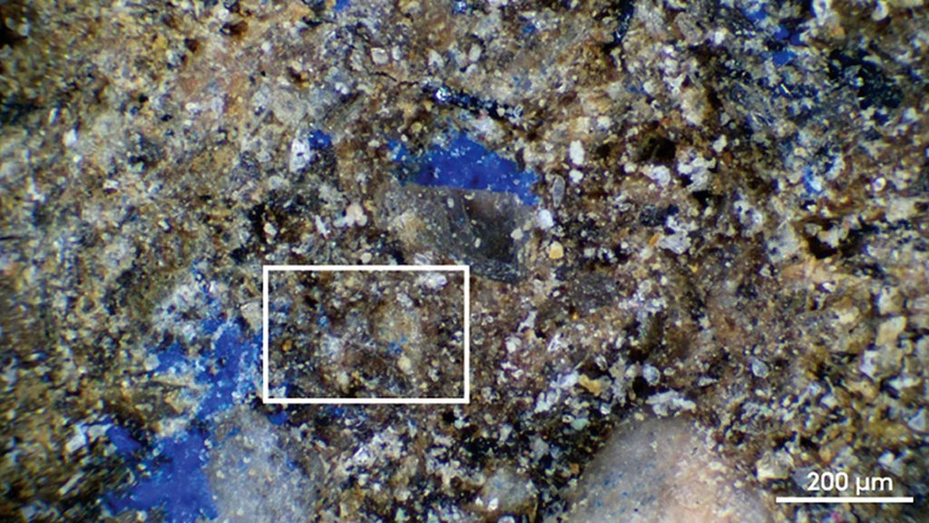 Stunning blue pigment on a 13,000-year-old artifact surprises scientists | ScienceDaily