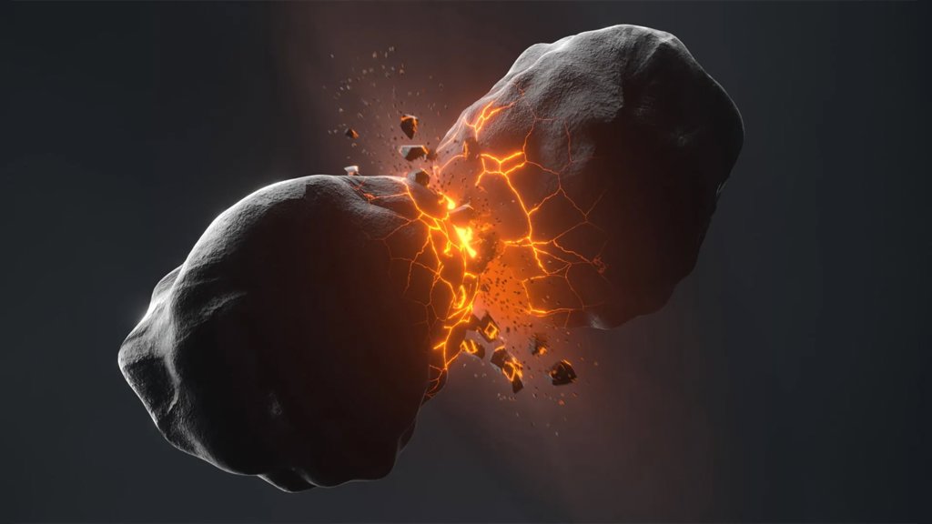 What looked like a planet was actually a massive space collision | ScienceDaily